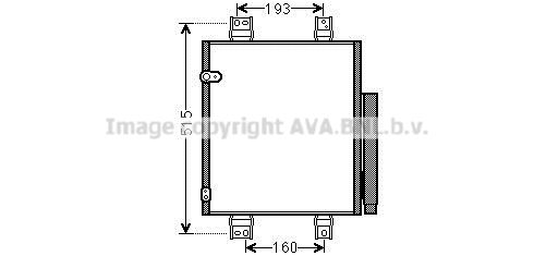 AVA QUALITY COOLING Конденсатор, кондиционер DU5062D